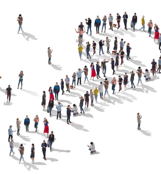 Decide,Who,You,Are,In,Modern,World.,Aerial,View,Of